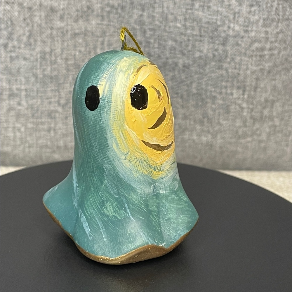 Gold Ghost Ceramic Ornament